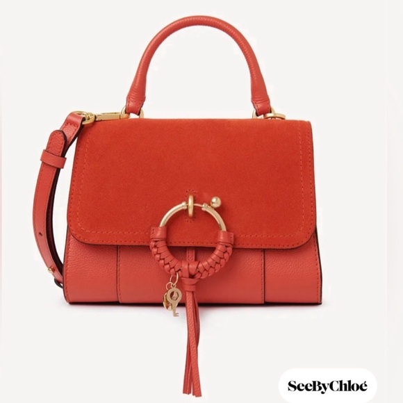 SEE BY CHLOE • JOAN LADYLIKE CROSSBODY BAG • GIPSY ORANGE - Picture 1 of 16